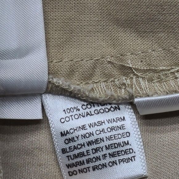 Ann Taylor Loft Shorts Womens 0 Khaki Beige Flat Front 100% Cotton Chino New - Picture 6 of 8